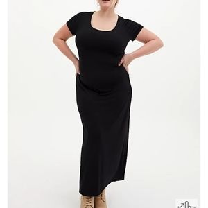 Torrid Black T Shirt Dress Size 2 NWT